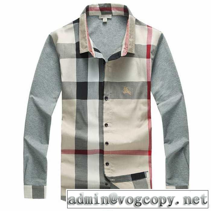 プレゼントに 2014秋冬 burberry バーバリー 長袖シャツ 2色可選