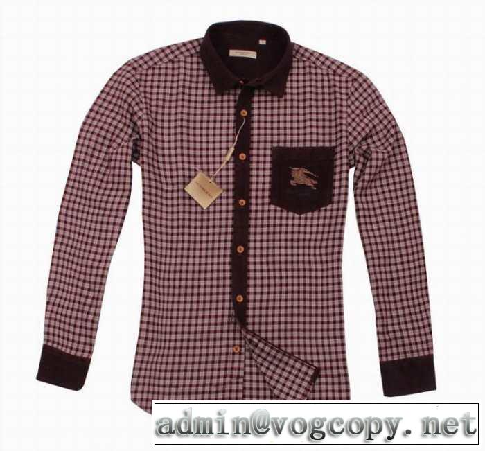 2014秋冬 首胸ロゴ burberry バーバリー 長袖シャツ