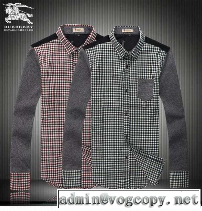 2014秋冬 個性派 burberry バーバリー 長袖シャツ 2色可選