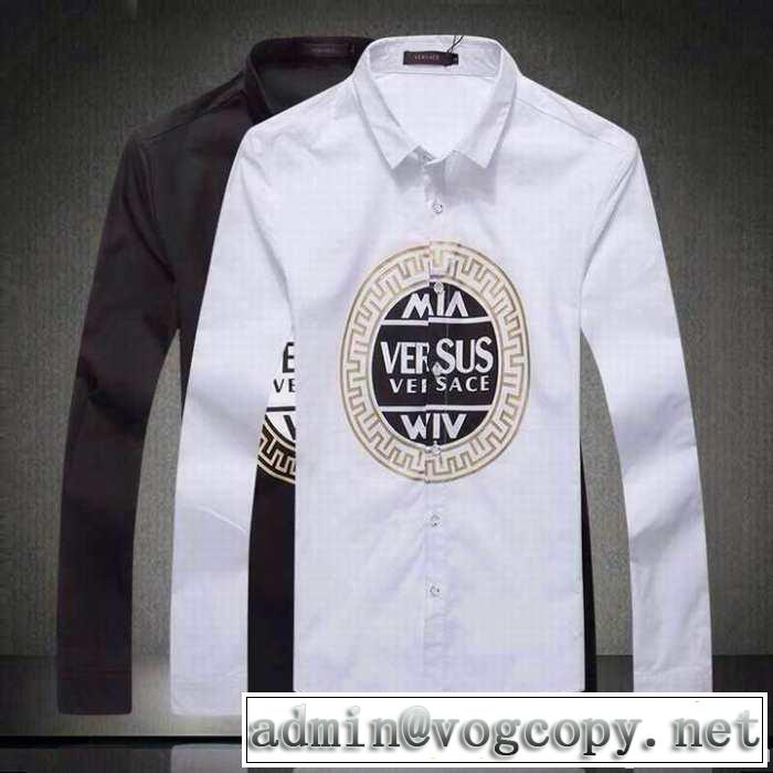 2014秋冬 versace ヴェルサーチ 売れ筋！長袖シャツ 2色可選