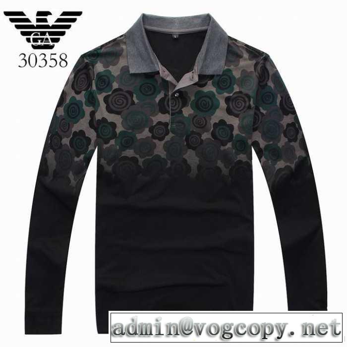 2014秋冬 armani アルマーニ 完売品！長袖ポロシャツ
