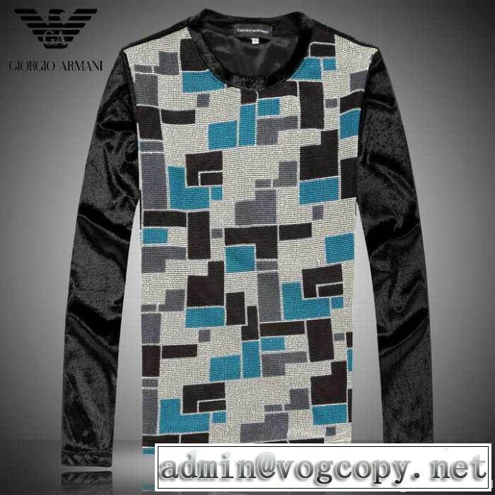 2014秋冬 armani アルマーニ 贈り物にも◎ 長袖 tシャツ