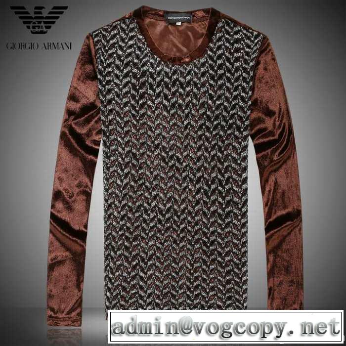 2014秋冬 新品 armani アルマーニ 長袖 tシャツ 