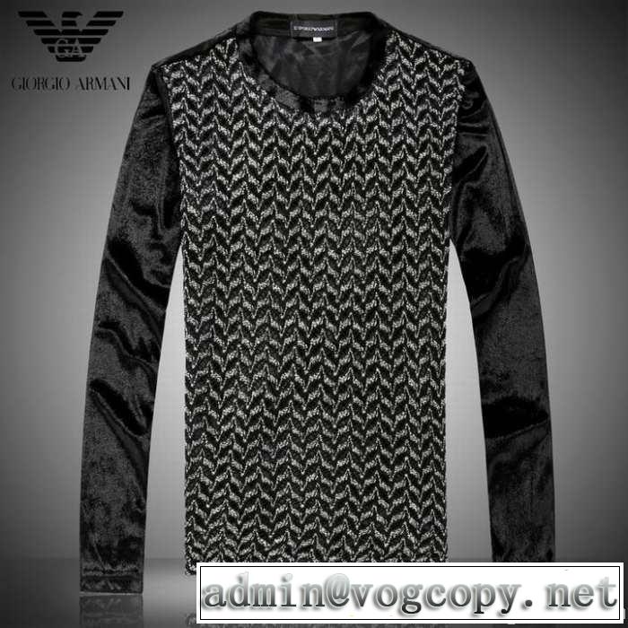 2014秋冬 ブランド armani アルマーニ 長袖 tシャツ