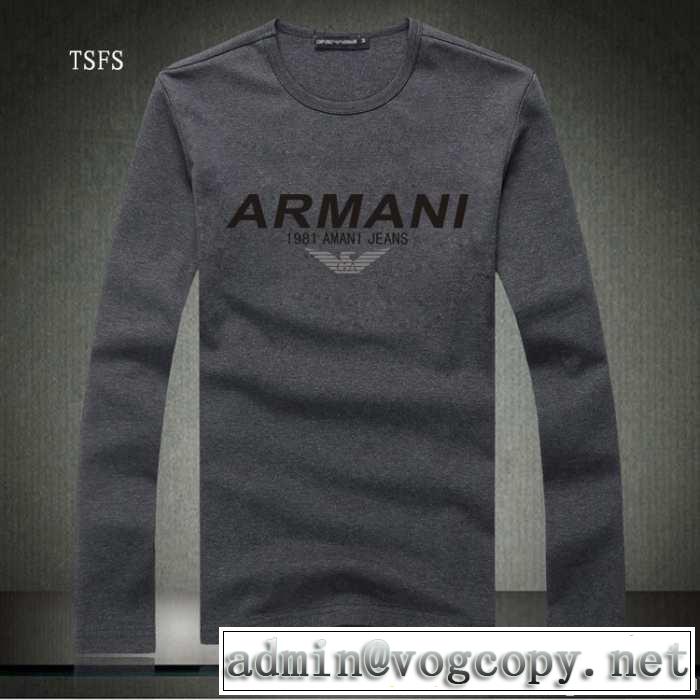 2014秋冬 ★安心★追跡付 armani アルマーニ 長袖 tシャツ