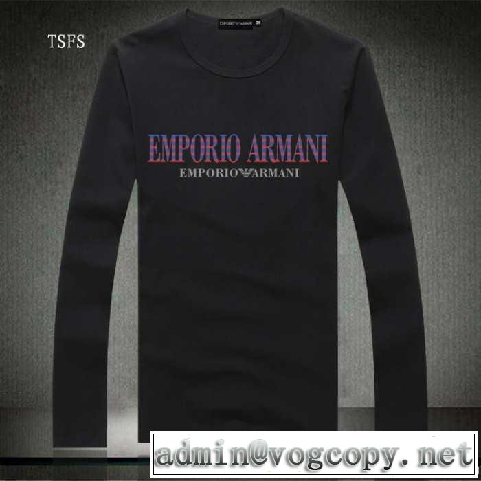 2014秋冬 プレゼントに armani アルマーニ 長袖 tシャツ
