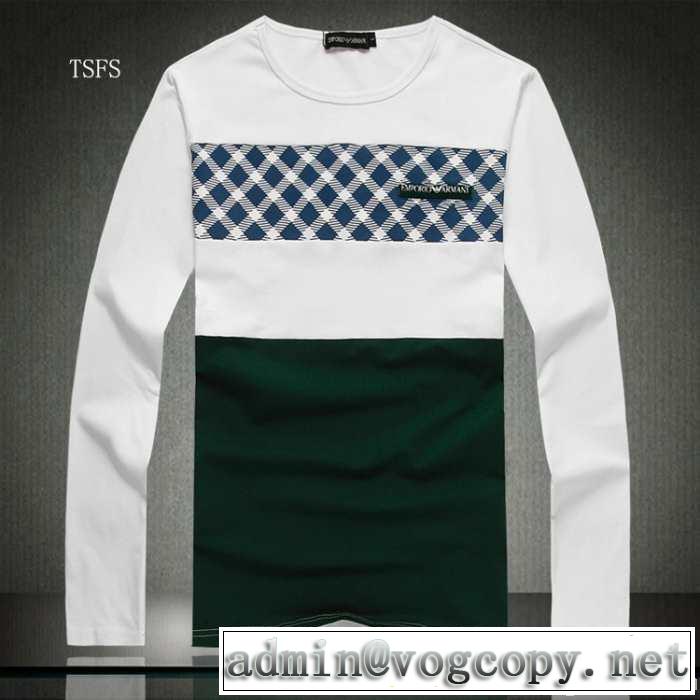 2014秋冬 人気商品 armani アルマーニ 長袖 tシャツ 3色可選