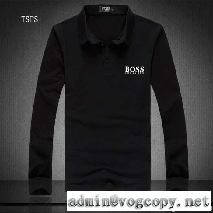 2014秋冬 人気商品 hugo boss ヒューゴボス 長袖ポロシャツ