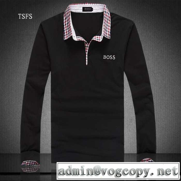 2014秋冬 ◆モデル愛用◆ hugo boss ヒューゴボス 長袖ポロシャツ