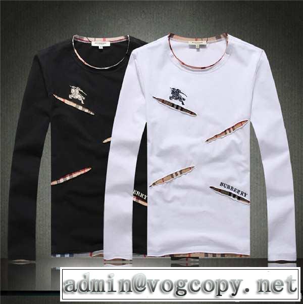 2014秋冬 人気が爆発 burberry バーバリー 長袖 tシャツ 2色可選