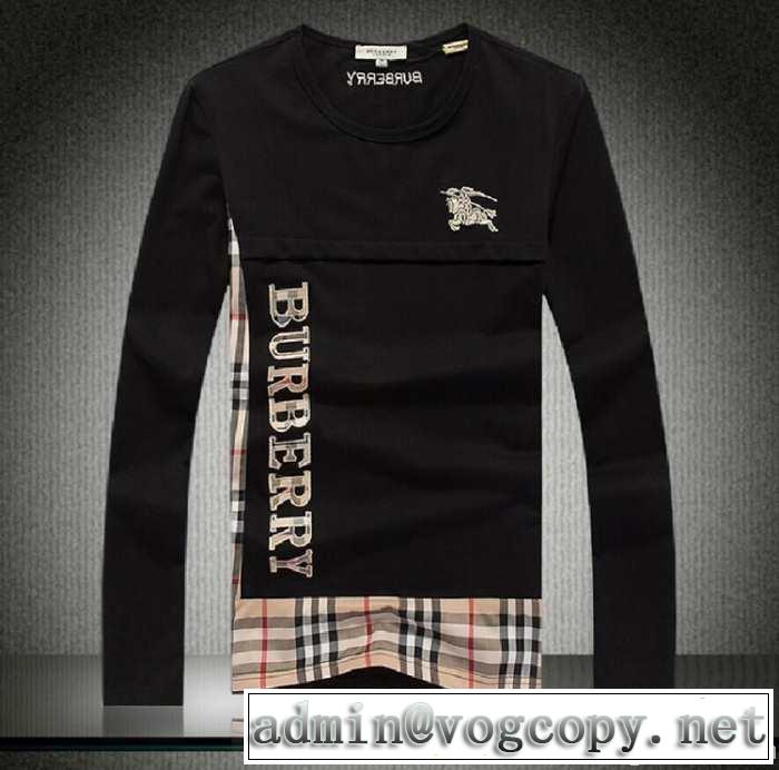 2014秋冬 sale!今季 burberry バーバリー 長袖 tシャツ 2色可選