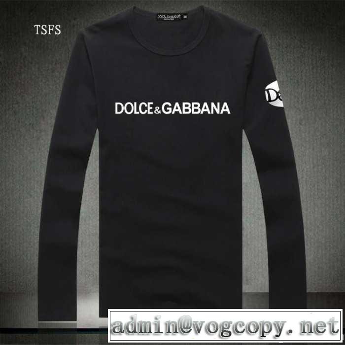 2014秋冬 存在感◎ dolce&gabbana ドルチェ＆ガッバーナ 長袖 tシャツ