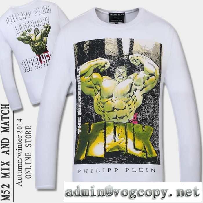 2014秋冬 新品 philipp plein フィリッププレイン 長袖 tシャツ
