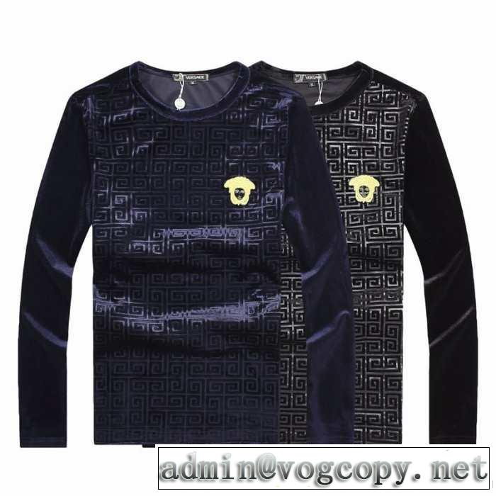 2014秋冬 versace ヴェルサーチ 新入荷 長袖 tシャツ