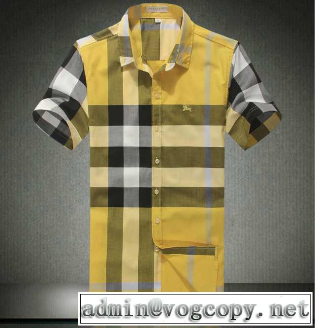 超人気美品◆ 2014春夏burberry バーバリー 長袖シャツ 