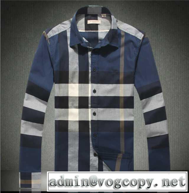 人気が爆発 2014春夏burberry バーバリー 長袖シャツ 