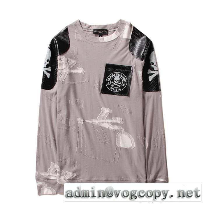 2015春夏 【激安】 mastermin japan マスターマインドジャパン 長袖 tシャツ 2色可選