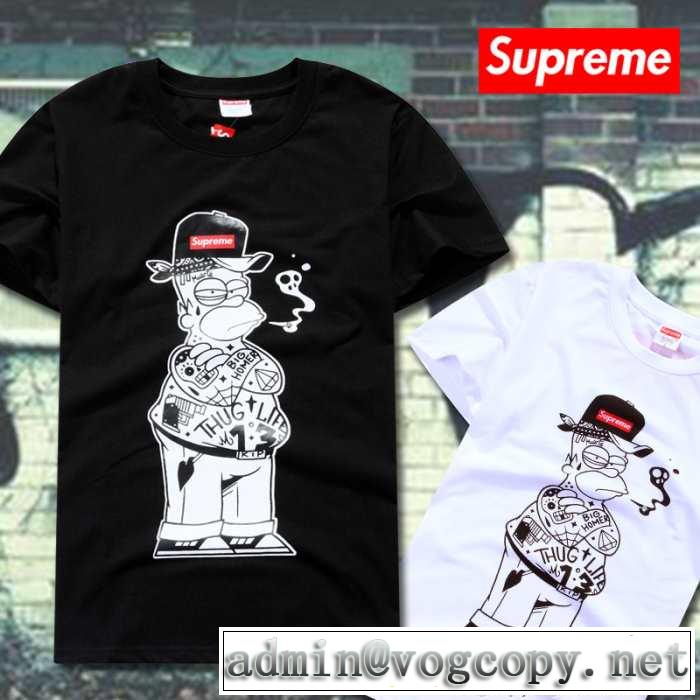 2015春夏 supreme シュプリーム 超レア 半袖tシャツ 2色可選