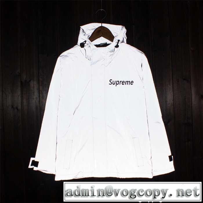 抜群の雰囲気が作れる! 2015春夏 supreme シュプリーム フード付きコート カップルペアルック