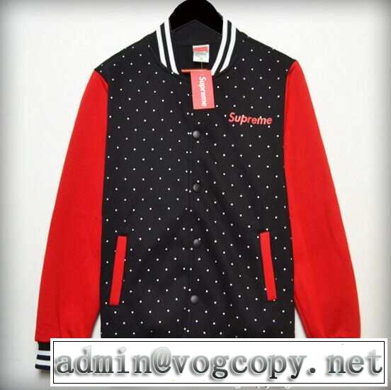 最旬アイテム 2015春夏 supreme シュプリーム ボタンパーカー 野球ウェア 2色可選