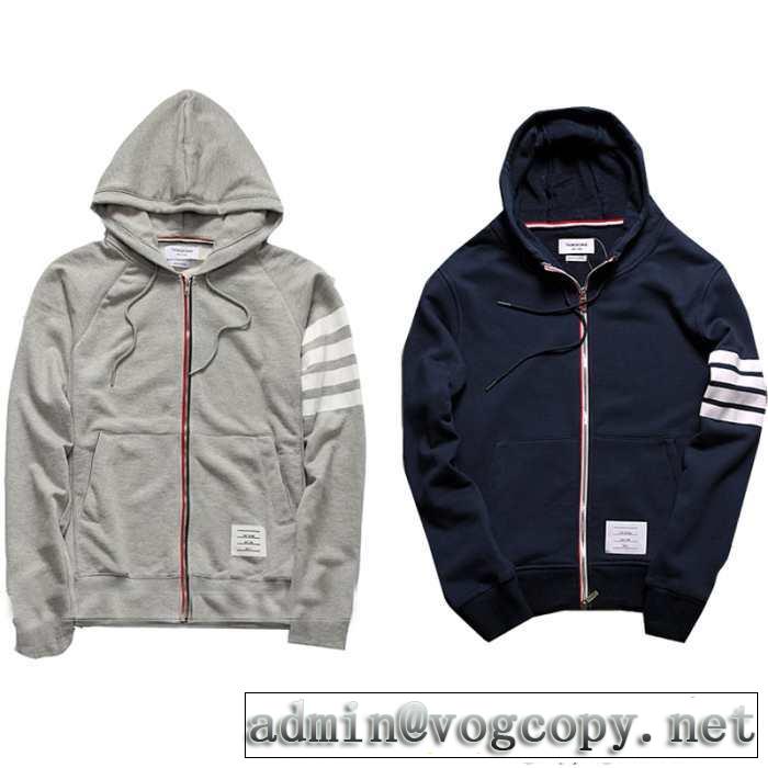 2015春夏 めちゃくちゃお得 thom browne トムブラウン ニットパーカー 2色可選