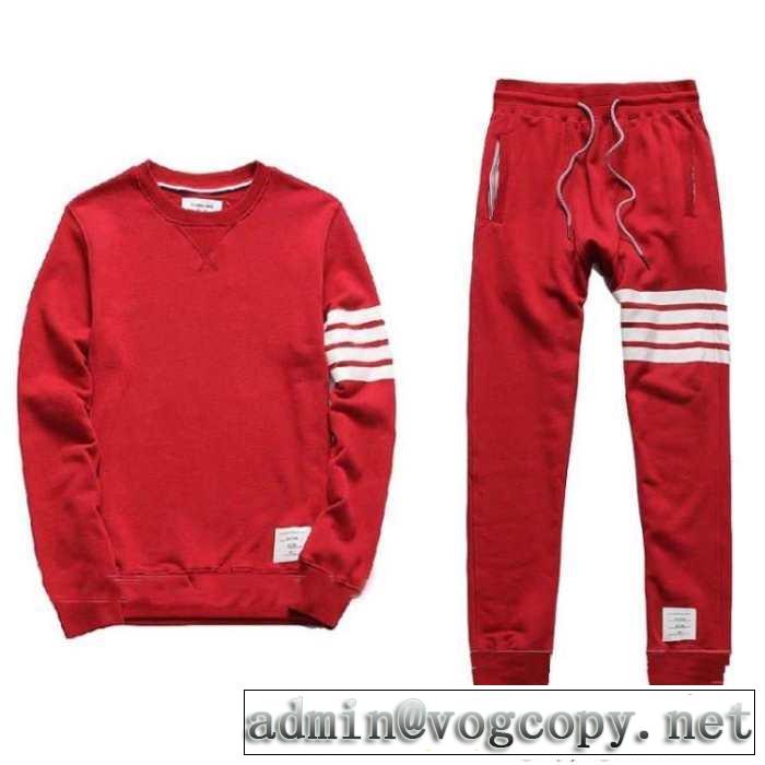 プレゼントに 2015春夏 thom browne トムブラウン ニットパーカー 上下セット