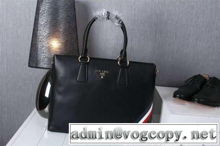 PRADA プラダ 2015 入手困難 メンズ用 手持ち&ショルダー掛け 6657-3