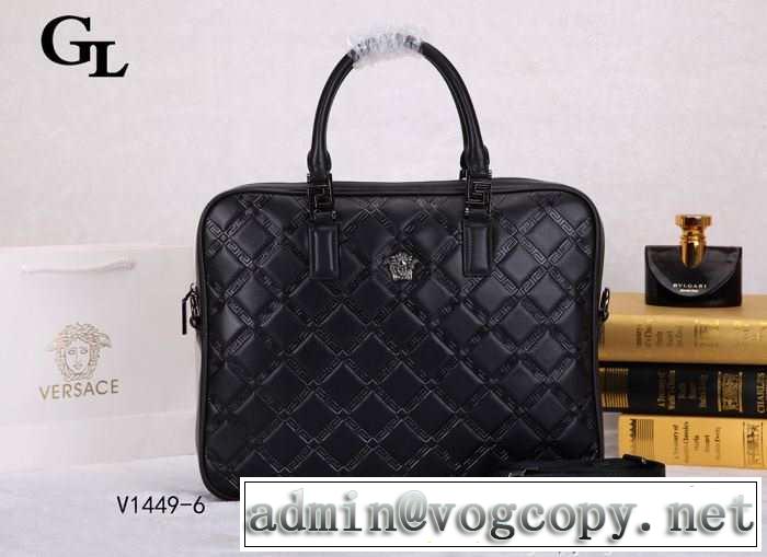 VERSACE ヴェルサーチ 2015 大人気☆new!! メンズ用 ハンドバッグ v1449-6