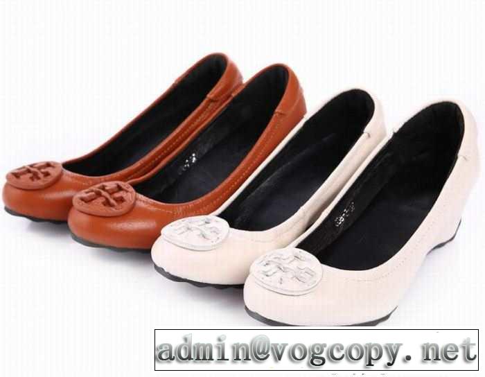 2015 春夏 tory burch トリー バーチ 希少 インヒール レディース シューズ 2色可選