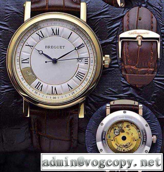 2015 大人のおしゃれに breguet ブレゲ 日付表示 男性用腕時計 9色可選 5508021