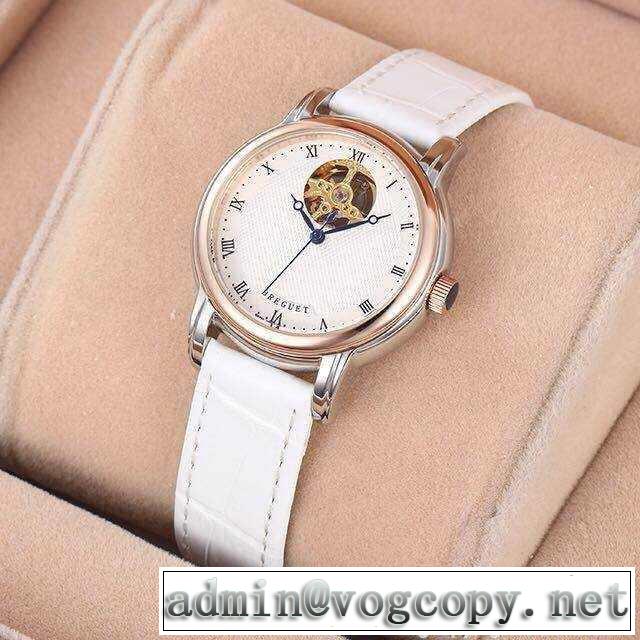 個性派 2015 breguet ブレゲ 自動巻き 女性用腕時計 サファイヤクリスタル風防 7色可選