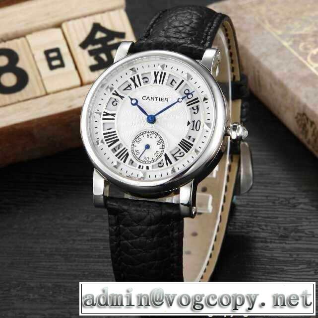 人気激売れ 2015 cartier カルティエ レザー 女性用腕時計 5色可選 850320