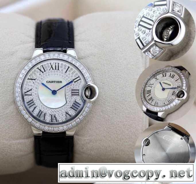 完売品！ 2015 cartier カルティエ サファイヤクリスタル風防 35mm 女性用腕時計 7色可選 2203800
