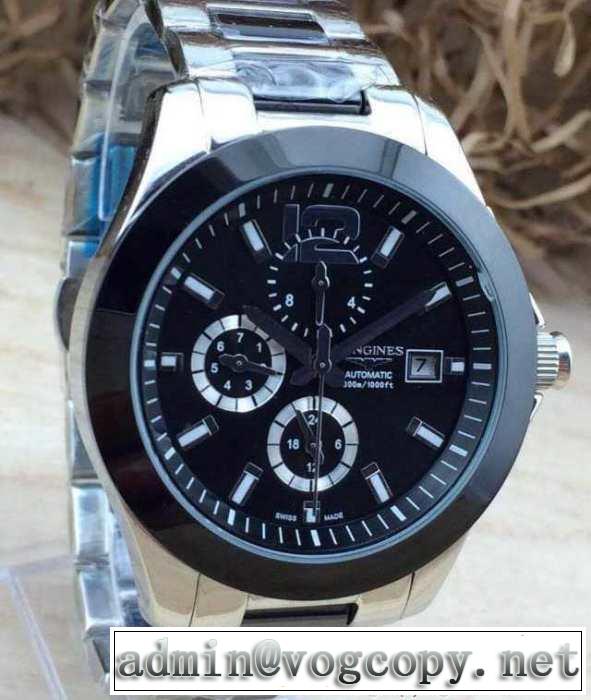 【激安】 2015 longines ロンジン 機械式（自動巻き） ステンレス セラミック 男性用腕時計 2色可選