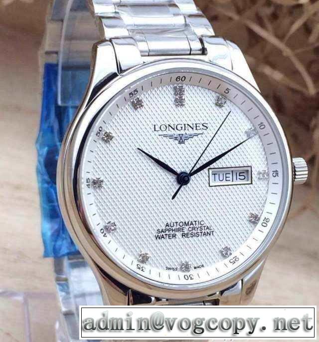 人気商品 2015 longines ロンジン サファイヤクリスタル風防 機械式（自動巻き）ムーブメント 男性用腕時計 4色可選