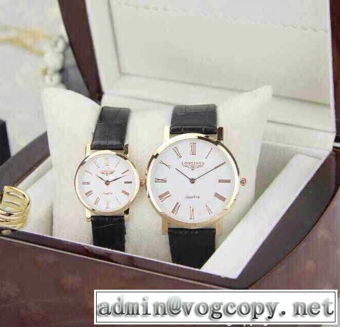 ★安心★追跡付 2015 longines ロンジン 輸入?クオーツ?ムーブメント 恋人腕時計 2色可選