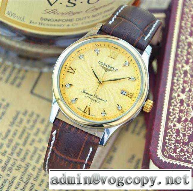 プレゼントに 2015 longines ロンジン 機械式（自動巻き） 男性用腕時計 7色可選