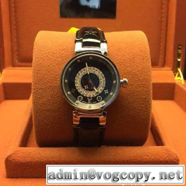 大特価 2015 louis vuitton ルイ ヴィトン 女性用腕時計 スイスムーブメント サファイヤクリスタル風防 5色可選