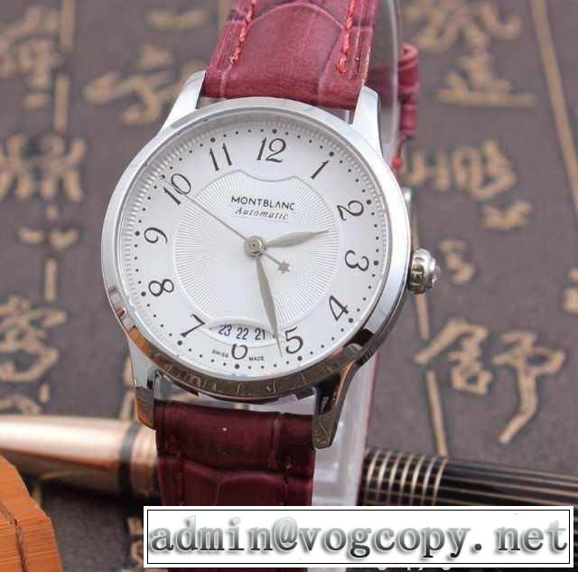 SALE開催 2015 montblanc モンブラン 輸入?クオーツ?ムーブメント 女性用腕時計 サファイヤクリスタル風防 5色可選