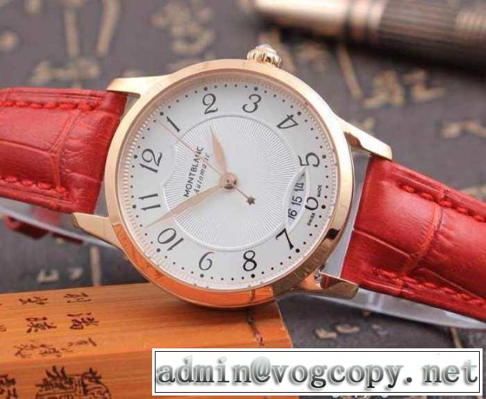 売れ筋！ 2015 montblanc モンブラン輸入?クオーツ?ムーブメント 女性用腕時計 サファイヤクリスタル風防 5色可選