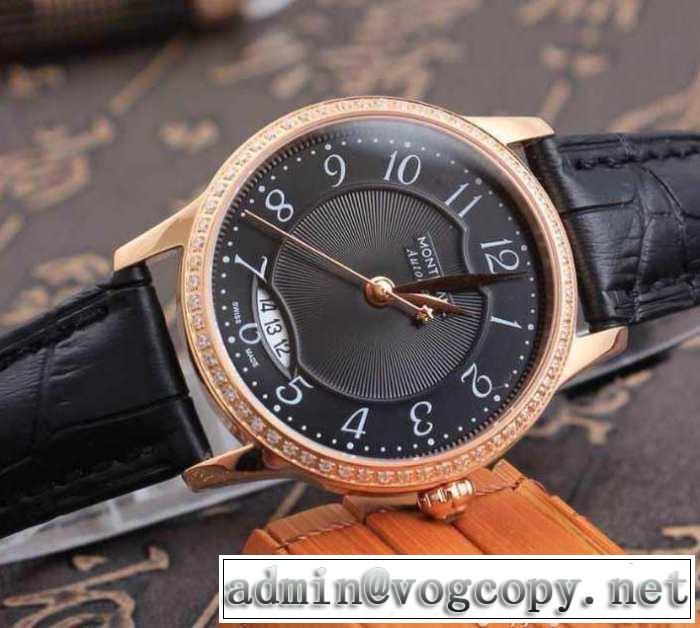 抜群の雰囲気が作れる! 2015 montblanc モンブラン 輸入?クオーツ?ムーブメント ダイヤベゼル 女性用腕時計 サファイヤクリスタル風防 5色可選