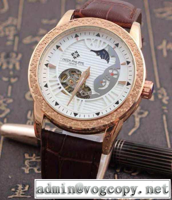 人気商品 2015 patek philippe パテックフィリップ ミネラルガラス 機械式（自動巻き） 男性用腕時計 4色可選