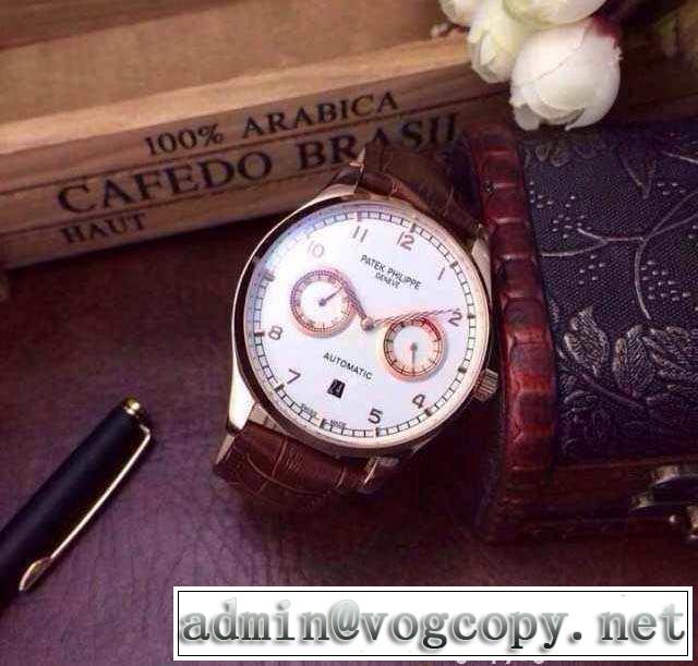 プレゼントに 2015 patek philippe パテックフィリップ 2針クロノグラフ 男性用腕時計 2色可選