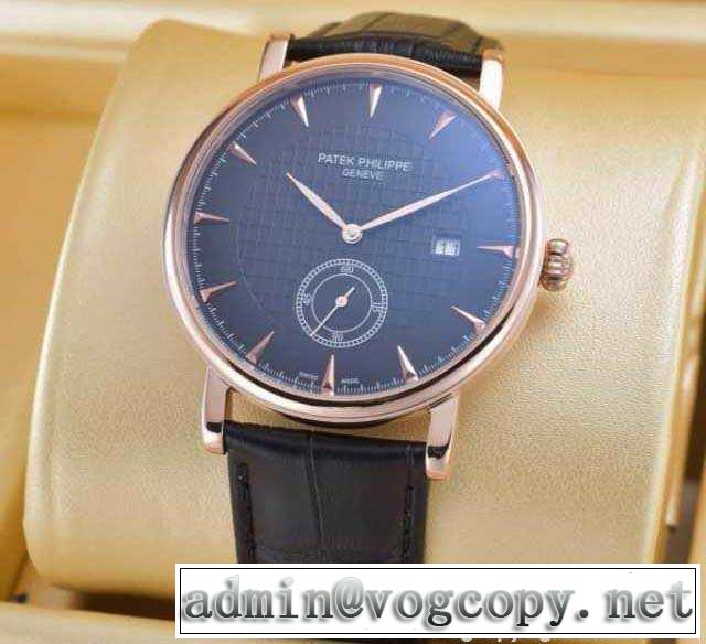 高級感を引き立てる 2015 patek philippe パテックフィリップ 透かし彫りムーブメント 3針クロノグラフ 機械式（自動巻き）男性用腕時計 7色可選