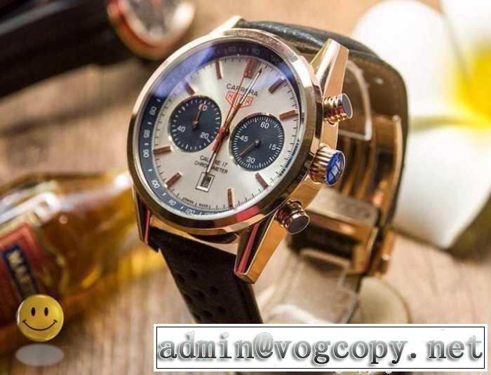 人気商品 2015 tag heuer タグホイヤー 3針クロノグラフ 日付表示 クオーツ?ムーブメント 男性用腕時計 2色可選