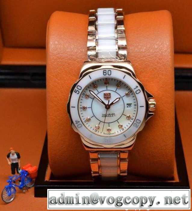 完売品！ 2015 tag heuer タグホイヤー スイスムーブメント セラミック ステンレス 女性用腕時計 4色可選