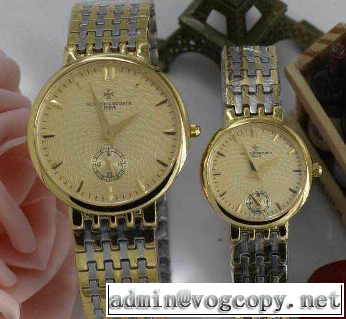 大人気☆NEW! 2015 vacheron constantin ヴァシュロン?コンスタンタン サファイヤクリスタル風防 316ステンレス 恋人腕時計 5色可選