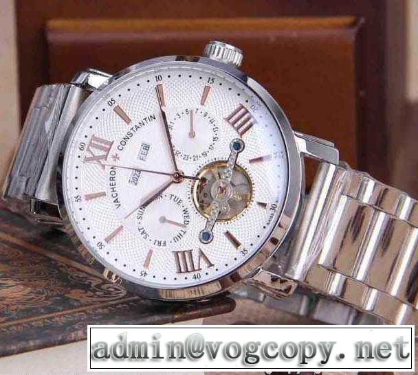 大人のおしゃれに 2015 vacheron constantin ヴァシュロン?コンスタンタン 機械式（自動巻き）ムーブメント ミネラルガラス レザー 男性用腕時計 3色可選