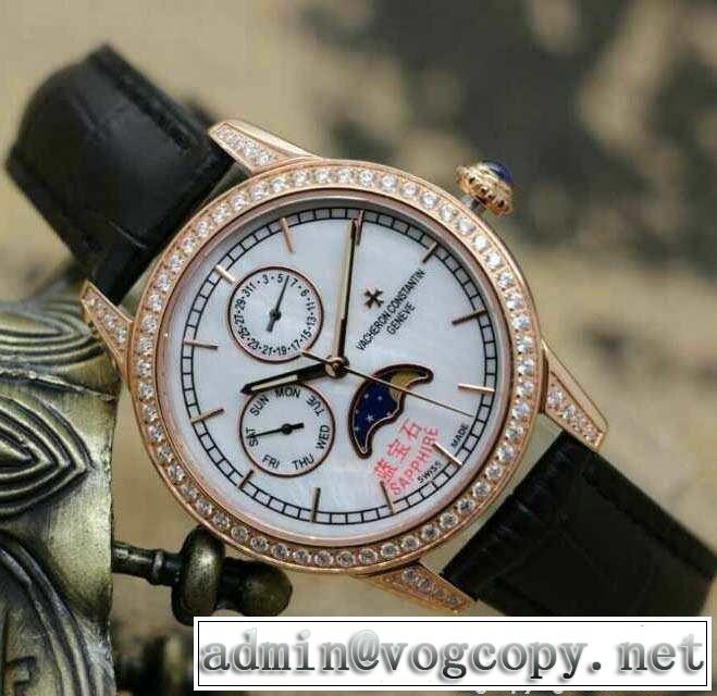 贈り物にも◎ 2015 vacheron constantin ヴァシュロン?コンスタンタン サファイヤクリスタル風防 夜光効果 スイス クオーツ ムーブメント 女性用腕時計 5色可選