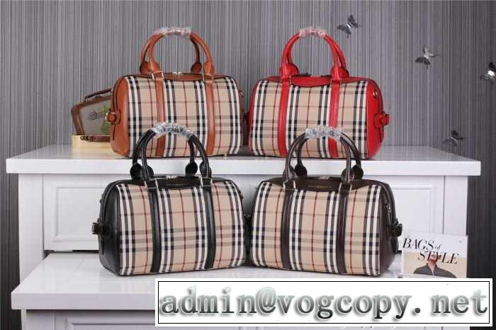 2015春夏 burberry バーバリー お買得 ボストンバッグ 39730371 4色可選